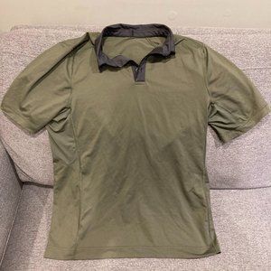 Lululemon Polo Shirt Army Green Medium
